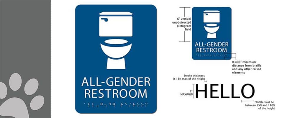 ada signs rules and regulations featured image 1000px 400px : alpha dog ada signs