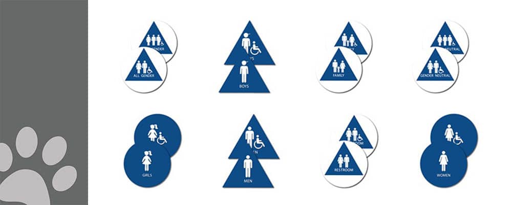 mystery of ca title 240restroom door signs featured image 1000px 400px 1 1 : alpha dog ada signs