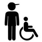 boy handicap icon 300×300 1 : alpha dog ada signs