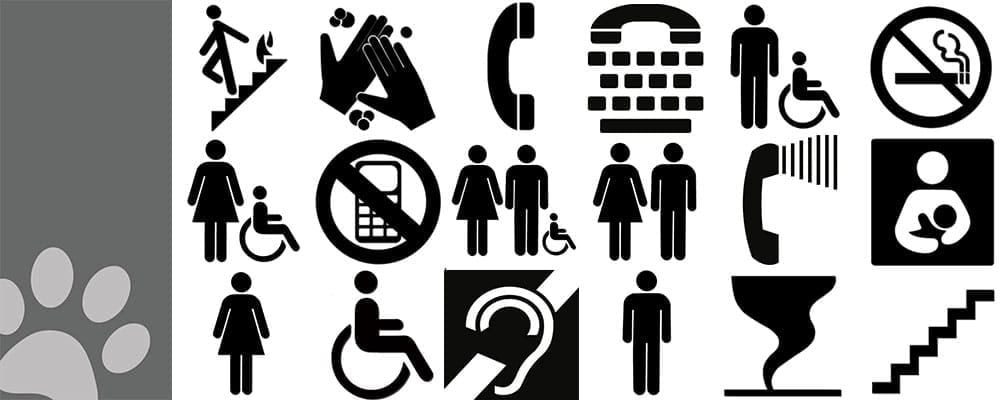 do you need images on your ada signs featured image 1000px 400px 1 : alpha dog ada signs