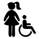 girl handicap icon 300×300 1 : alpha dog ada signs