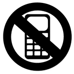 no cell phones pictogram 150×150 1 : alpha dog ada signs