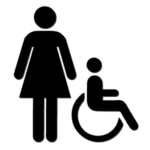 woman handicap icon 300×300 1 : alpha dog ada signs
