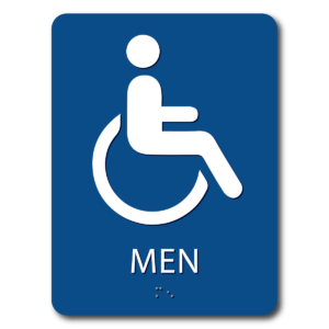 Men's Bathroom Sign - Alpha Dog ADA Signs