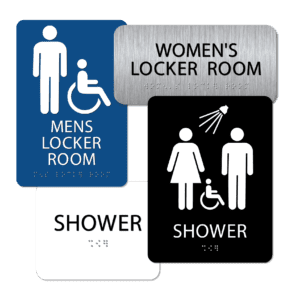 Shower / Locker Room Signs