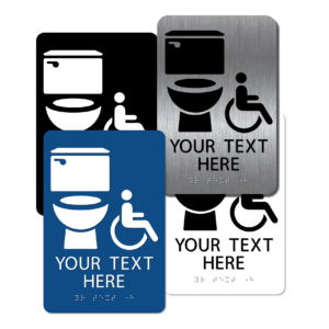Custom Bathroom Sign - Alpha Dog ADA Signs