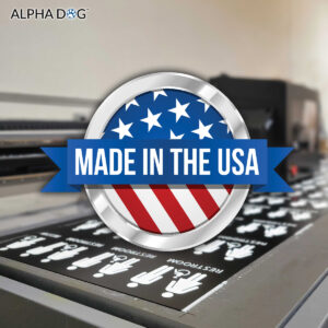 Made in the USA - Alpha Dog ADA Signs