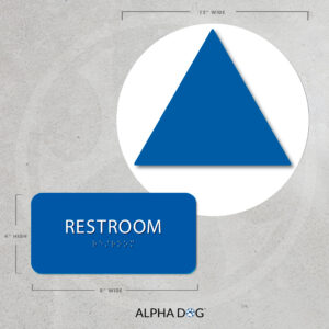 Alternative view of Unisex Bathroom Sign Bundle (Minimal)
