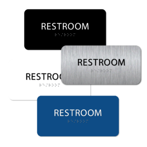 unisex bathroom sign collage r48 : alpha dog ada signs