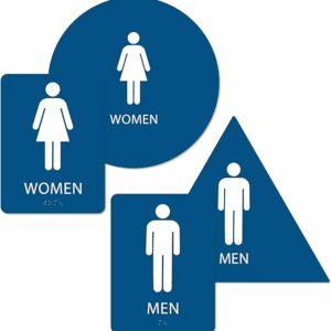 Men's & Women's Bathroom Sign Bundle