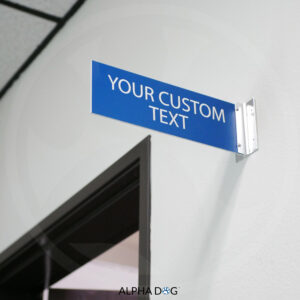 Custom Hallway Corridor Sign - 4"h x 12"w